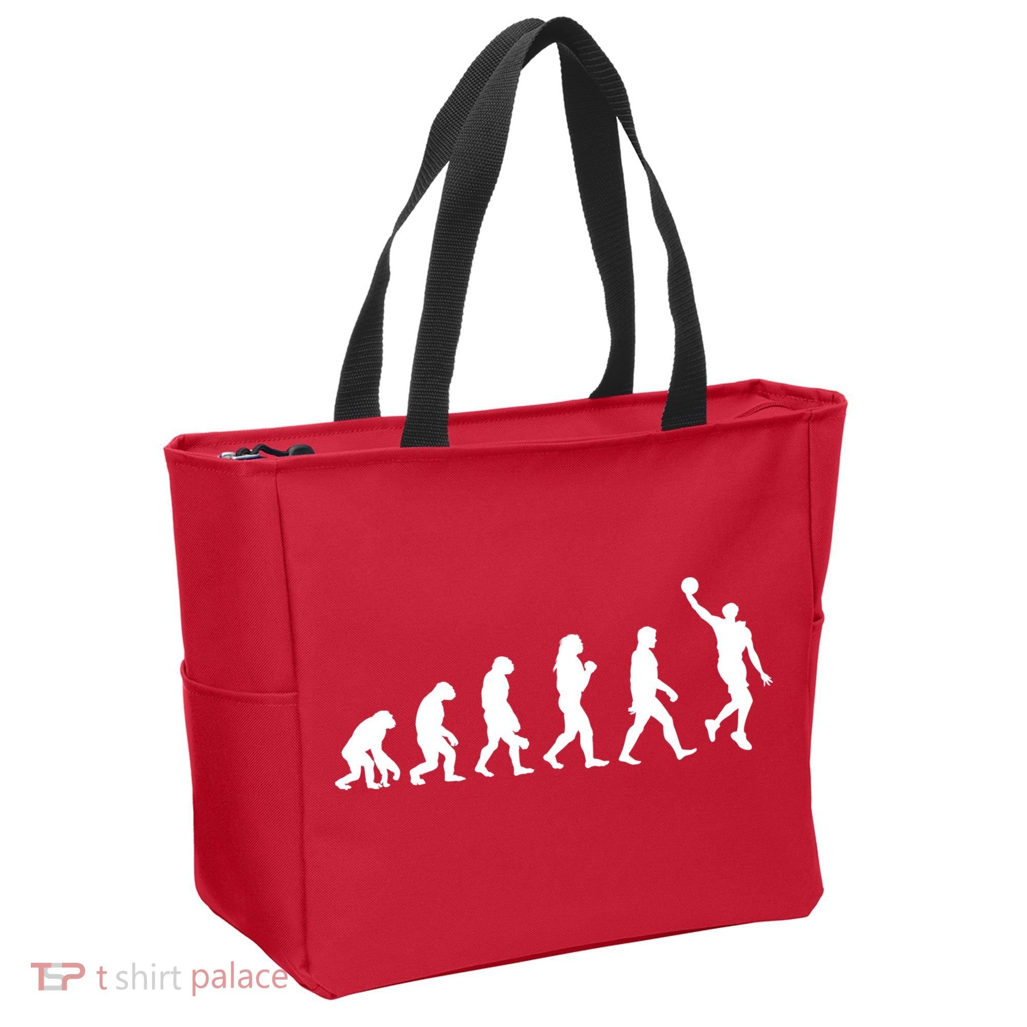 Basketball Evolution Tote Bag