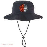 Basketball Faith All Things Through Christ Bucket Hat thumb 0