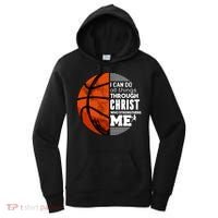 Basketball Faith All Things Through Christ Women's Hoodie thumb 0