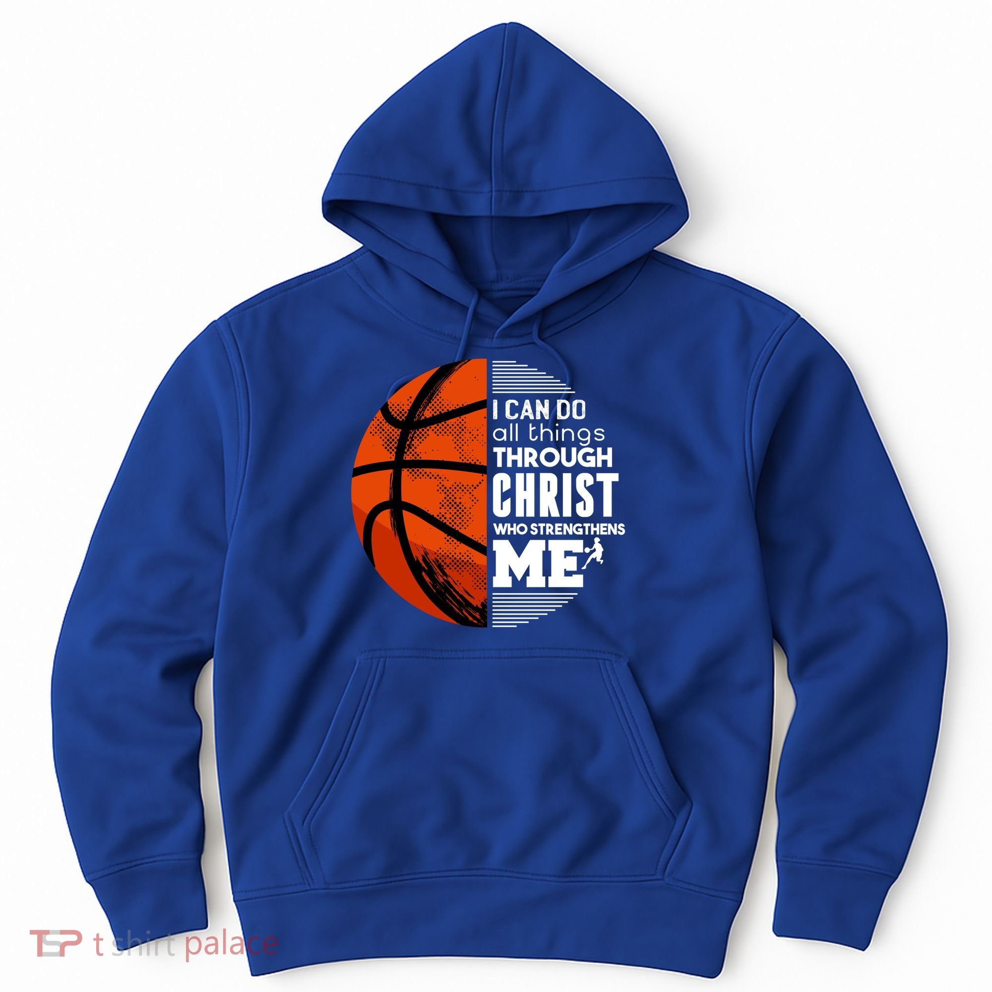 Basketball Faith All Things Through Christ Hoodie