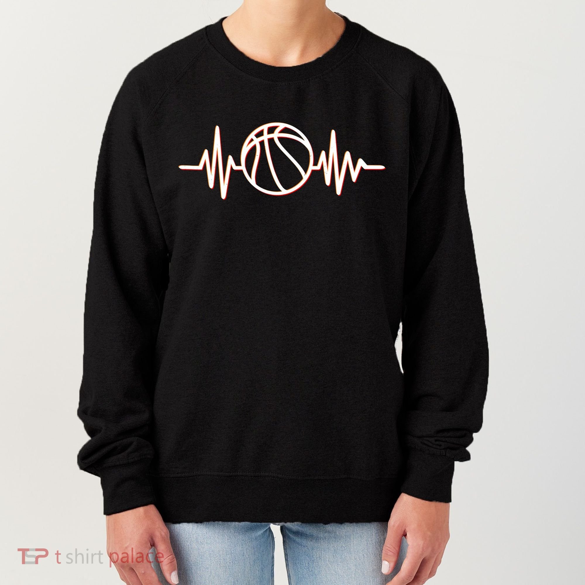 Basketball Heartbeat Women's Sweatshirt