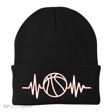 Basketball Heartbeat Beanie