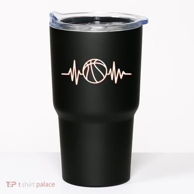 Basketball Heartbeat Tumbler