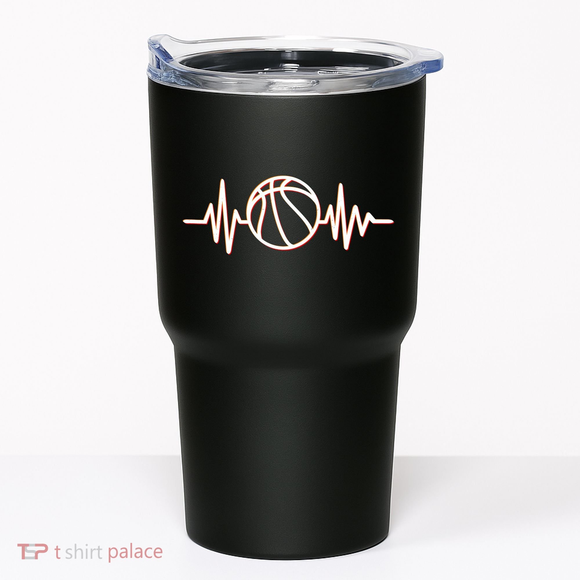 Basketball Heartbeat Tumbler