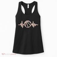 Basketball Heartbeat Women's Tank Top thumb 0
