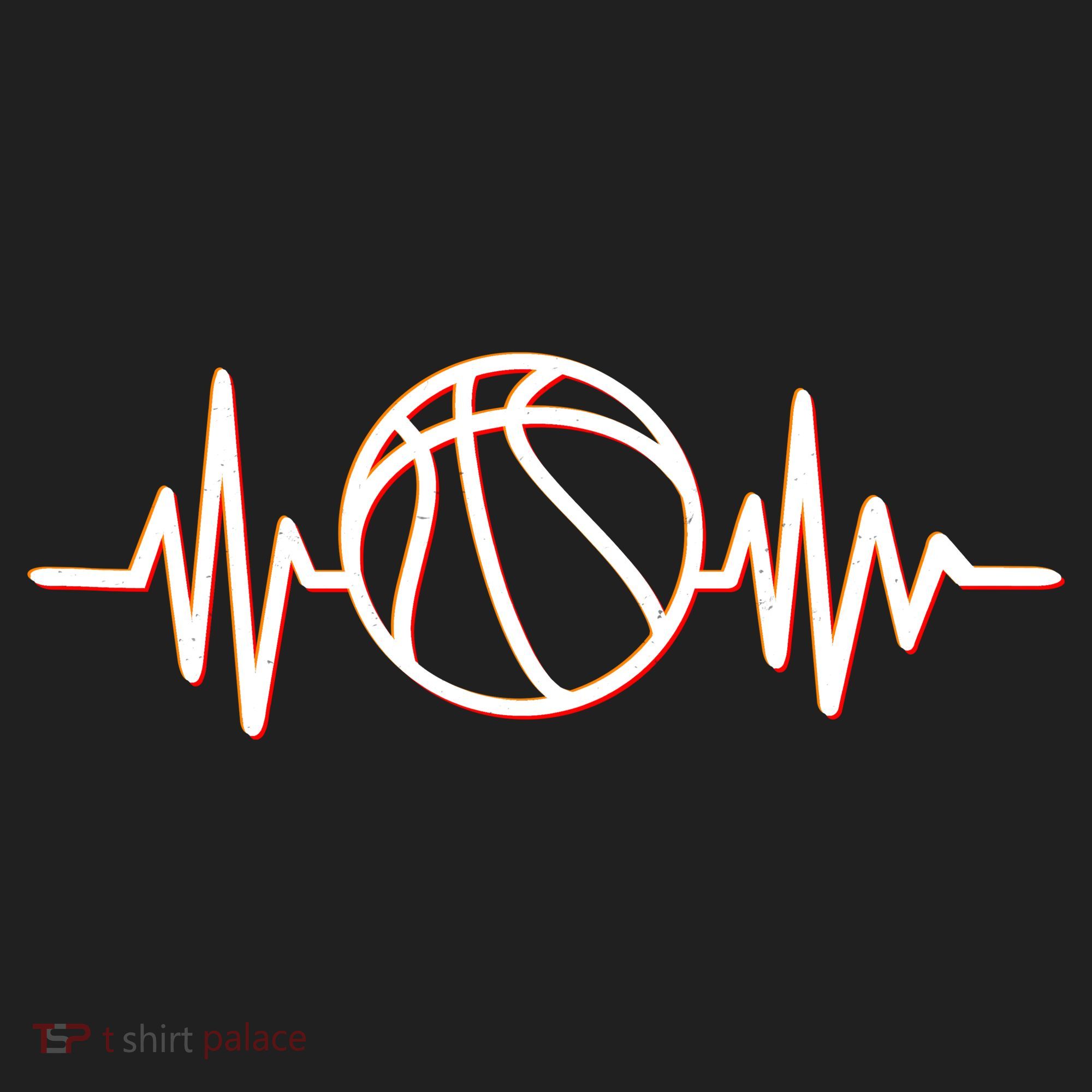 Basketball Heartbeat Hat