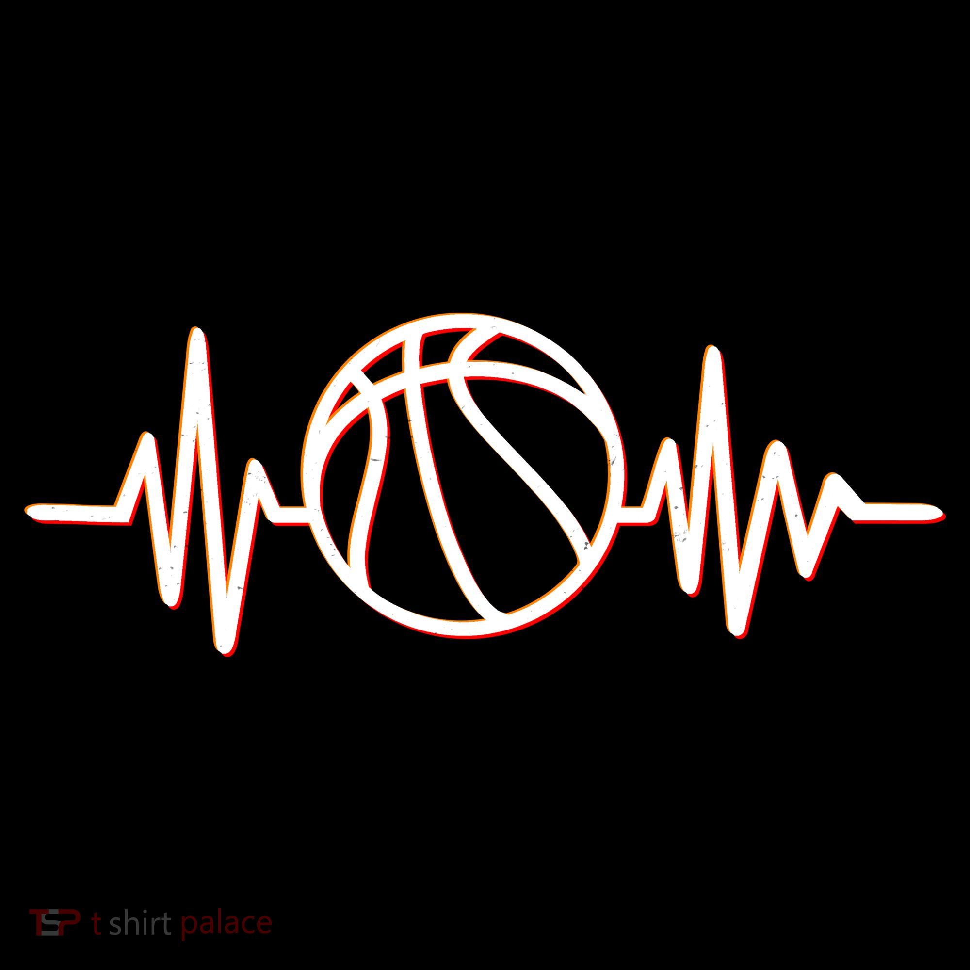 Basketball Heartbeat Women's T-Shirt