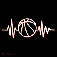 Basketball Heartbeat Kids Hoodie thumb 5