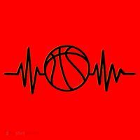 Basketball Heartbeat Santa Hat thumb 1