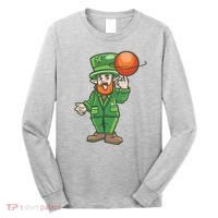 Basketball Leprechaun Long Sleeve Shirt thumb 0
