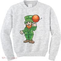 Basketball Leprechaun Kids Sweatshirt thumb 0