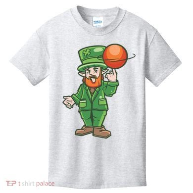 Basketball Leprechaun Kids T-Shirt