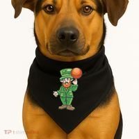 Basketball Leprechaun USA-Made Doggie Bandana thumb 1