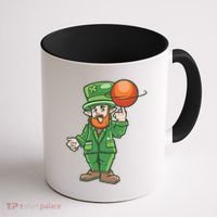 Basketball Leprechaun Coffee Mug thumb 1
