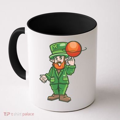 Basketball Leprechaun Coffee Mug