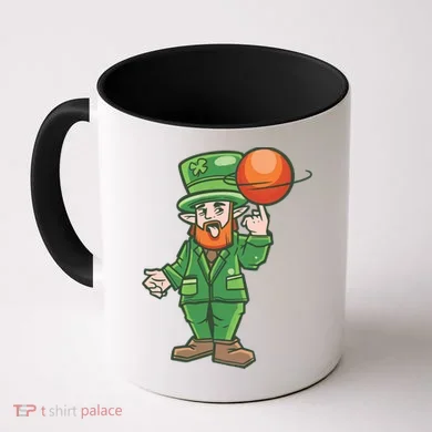 Basketball Leprechaun Coffee Mug