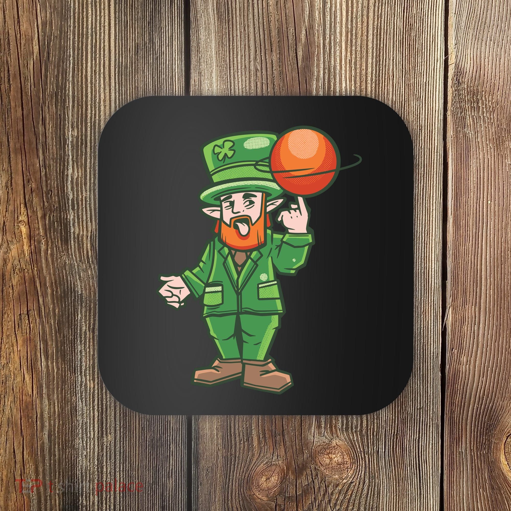 Basketball Leprechaun Coaster