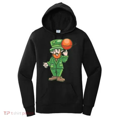 Basketball Leprechaun Women's Hoodie