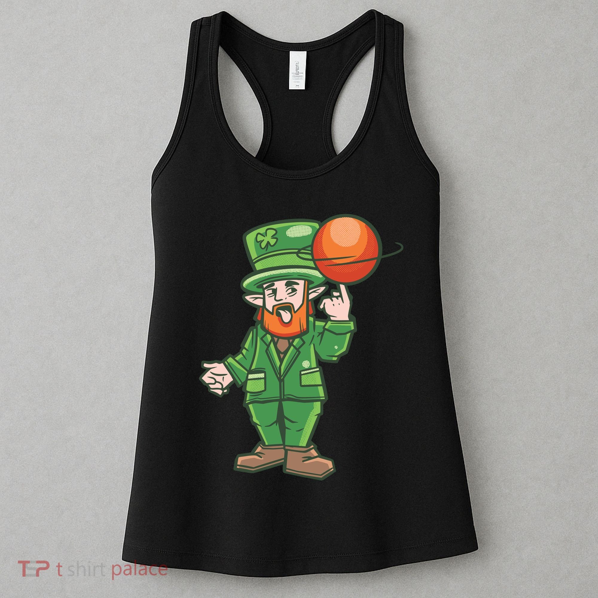 Basketball Leprechaun Women's Tank Top