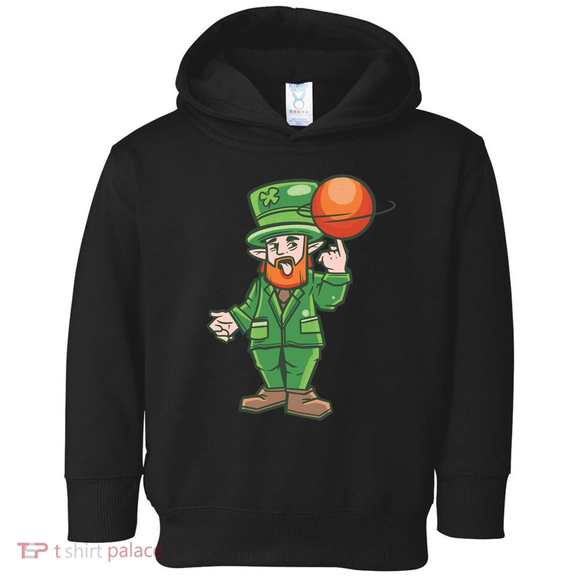Basketball Leprechaun Toddler Hoodie