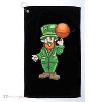Basketball Leprechaun Golf Towel thumb 0