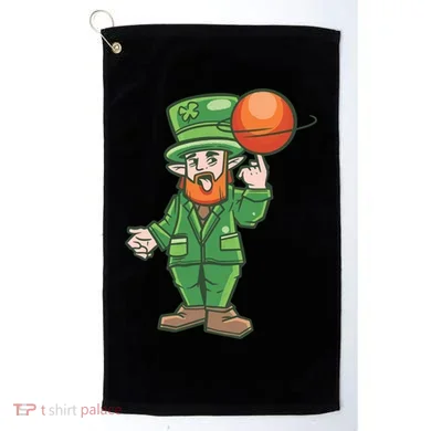 Basketball Leprechaun Golf Towel