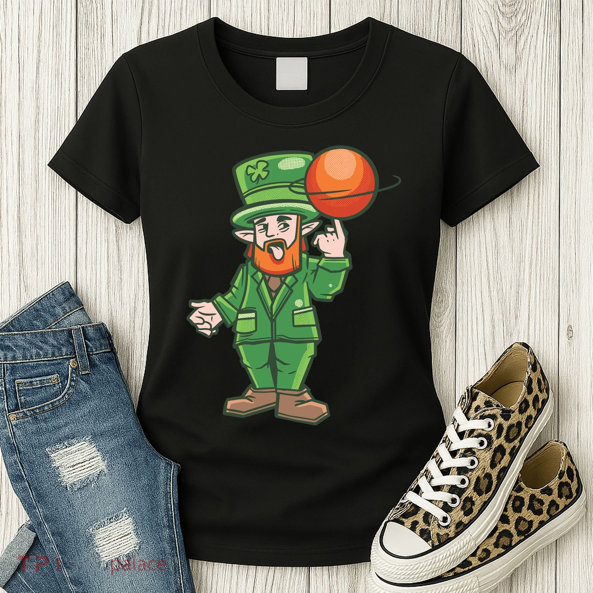 Basketball Leprechaun Women's T-Shirt