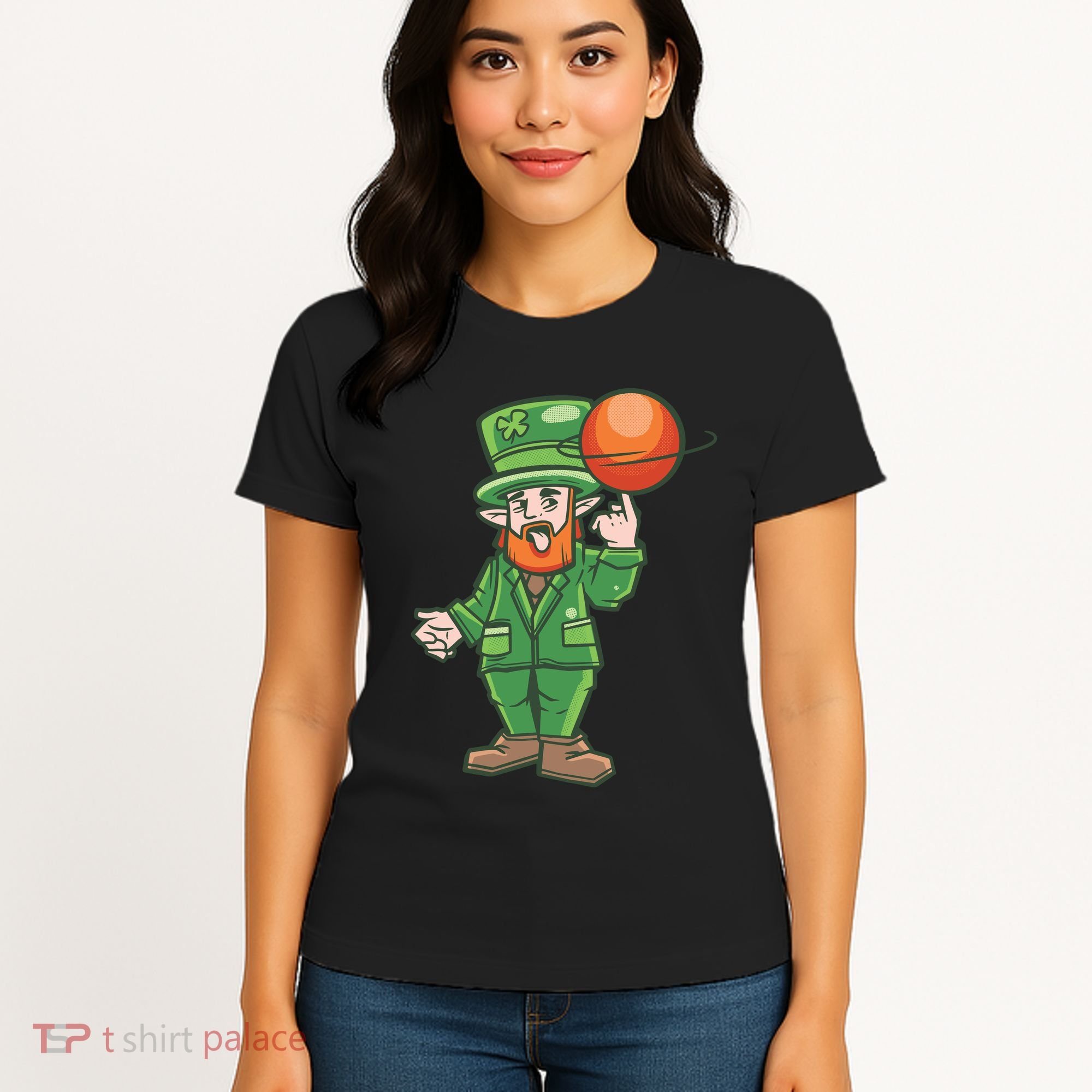 Basketball Leprechaun Women's T-Shirt