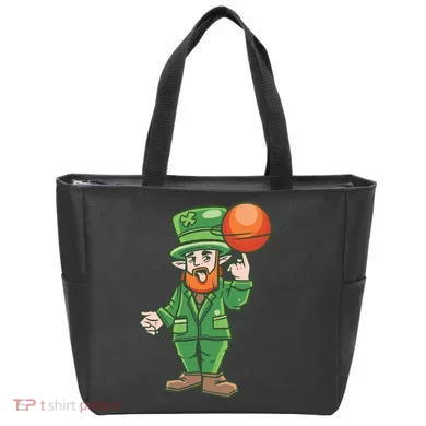 Basketball Leprechaun Tote Bag