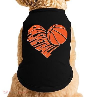 Basketball Love Heart Doggie Tank