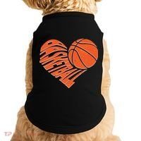 Basketball Love Heart Doggie Tank thumb 0