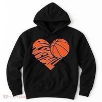 Basketball Love Heart Hoodie thumb 0
