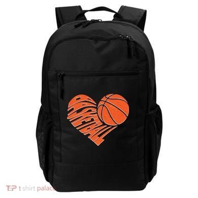 Basketball Love Heart Backpack