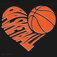Basketball Love Heart Bucket Hat thumb 4