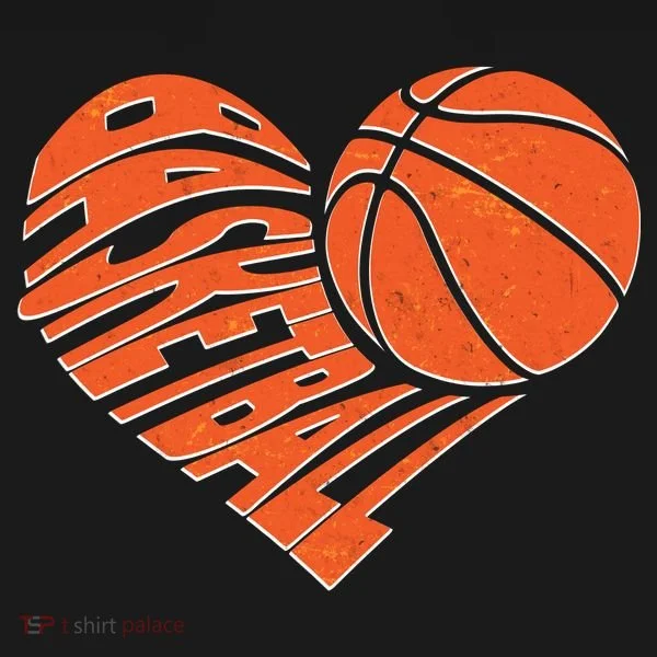 Basketball Love Heart Bucket Hat