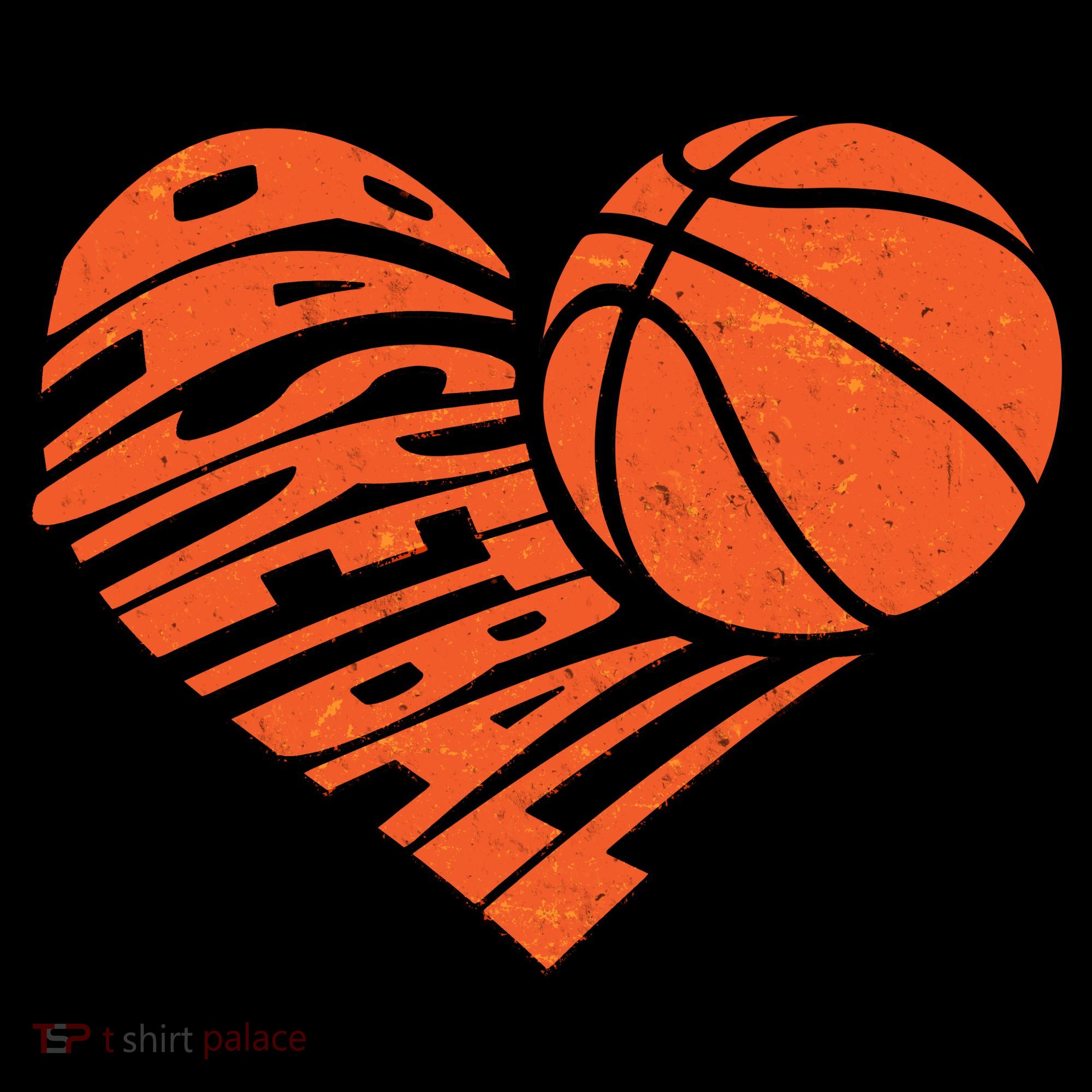 Basketball Love Heart Coffee Mug