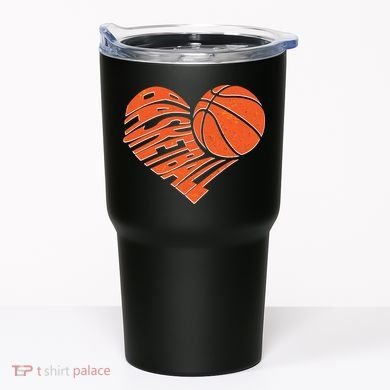 Basketball Love Heart Tumbler