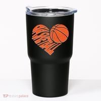 Basketball Love Heart Tumbler thumb 0
