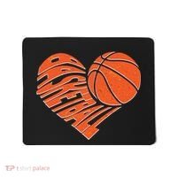Basketball Love Heart Mousepad thumb 0