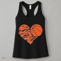Basketball Love Heart Women's Tank Top thumb 3