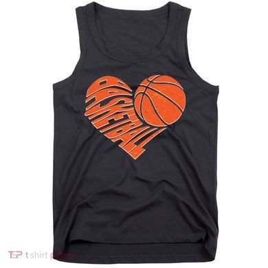 Basketball Love Heart Tank Top