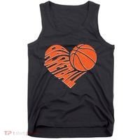 Basketball Love Heart Tank Top thumb 0