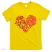 Basketball Love Heart T-Shirt thumb 0
