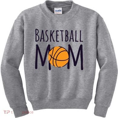 Basketball Mom Kids Sweatshirt