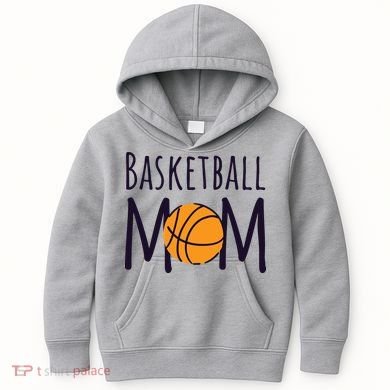 Basketball Mom Kids Hoodie