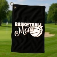 Basketball Mom Sports Mother Golf Towel thumb 1