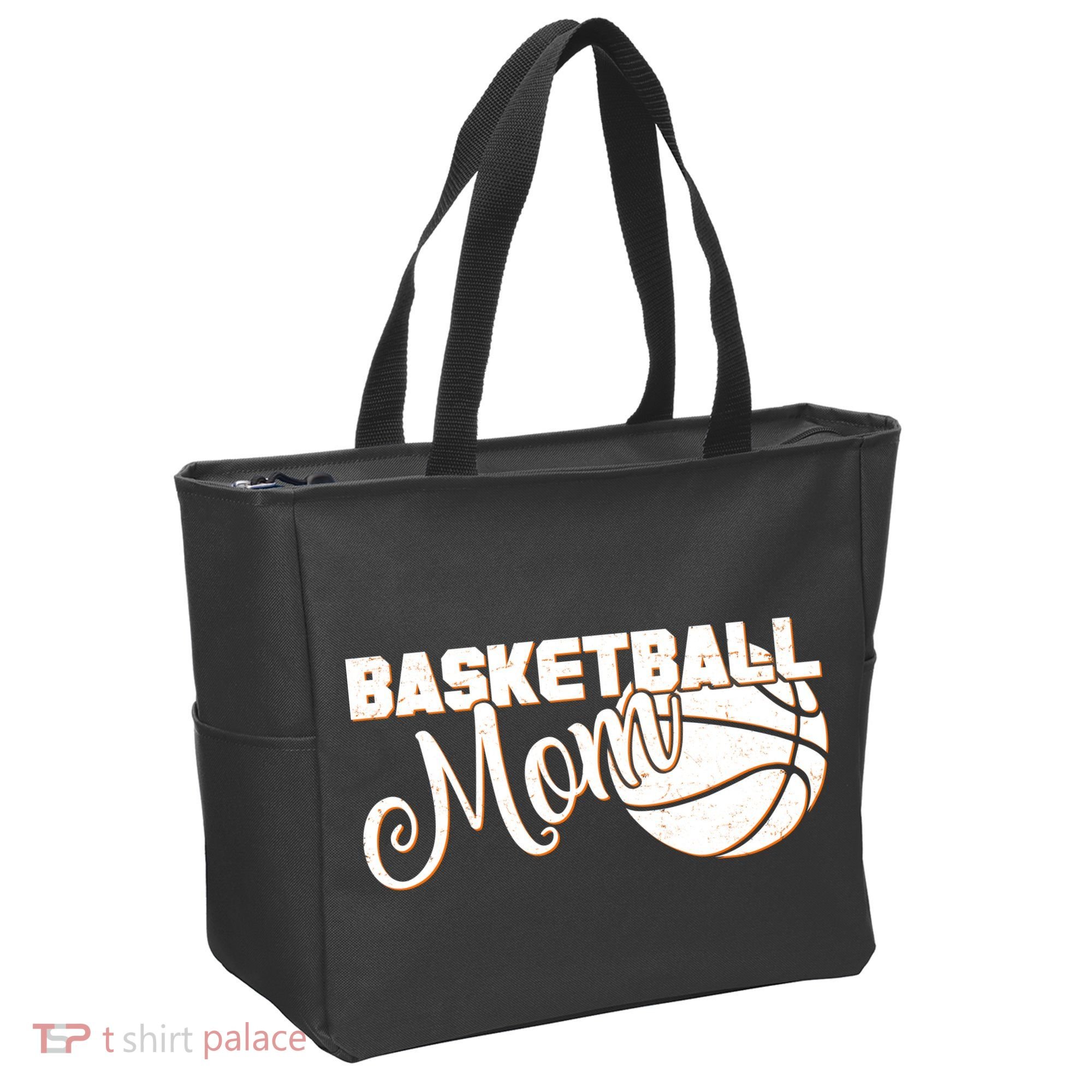 Basketball Mom Sports Mother Tote Bag
