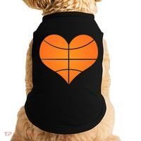 Basketball Shaped Heart Doggie Tank thumb 0