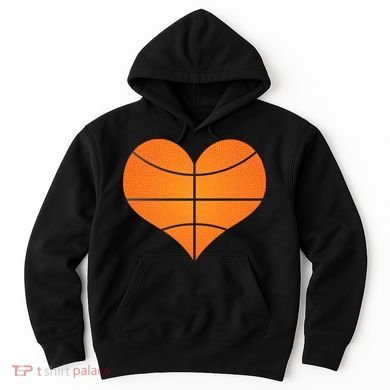 Basketball Shaped Heart Hoodie