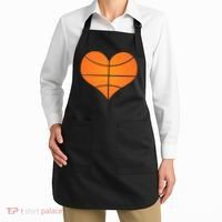 Basketball Shaped Heart Apron thumb 2